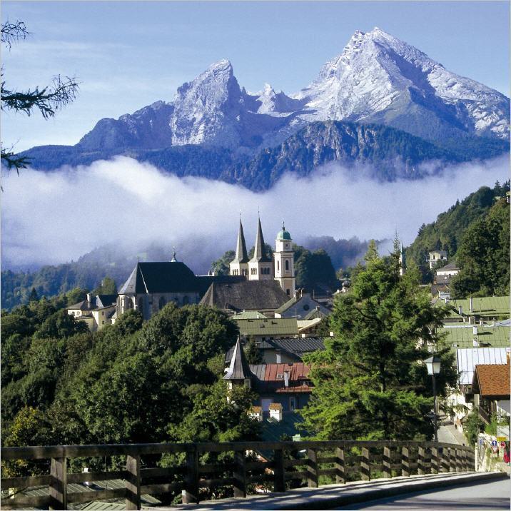 Ein Blick auf den Markt Berchtesgaden