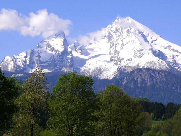 Der Watzmann das Wahrzeichen von Berchtesgaden